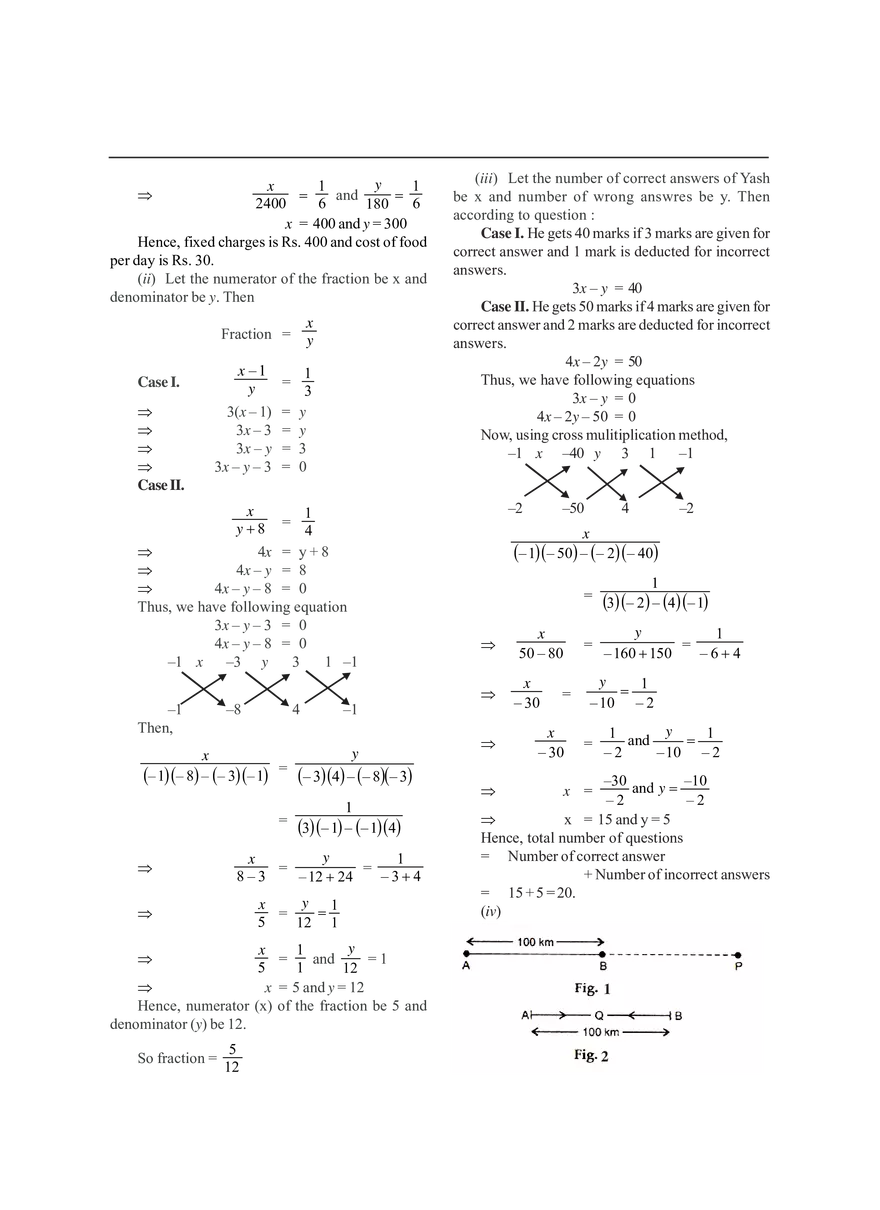 Pair of Linear Equations in Two Variables - Page 12