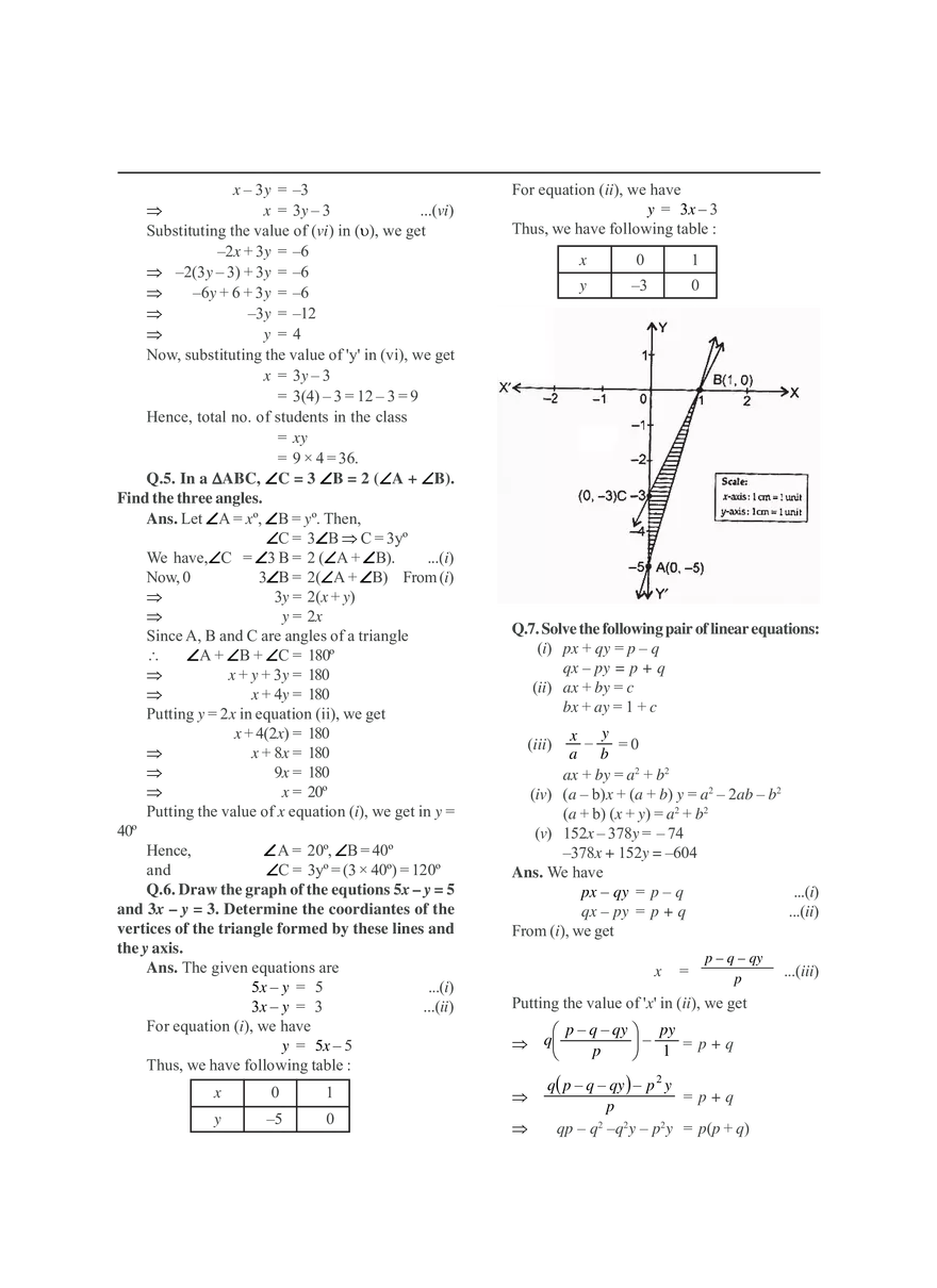 Pair of Linear Equations in Two Variables - Page 22