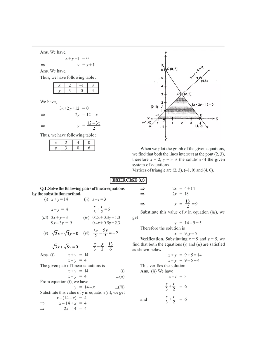 Pair of Linear Equations in Two Variables - Page 32