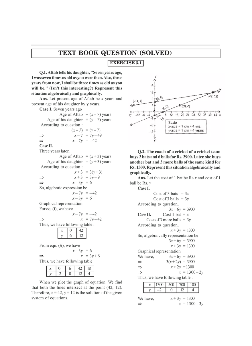 Pair of Linear Equations in Two Variables - Page 2