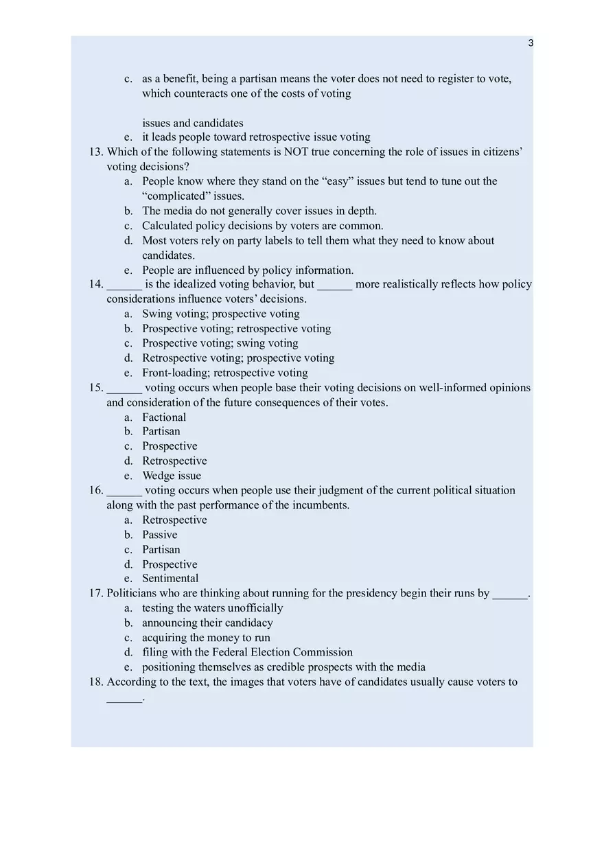 Introduction to Government Chapter 14 - Page 3
