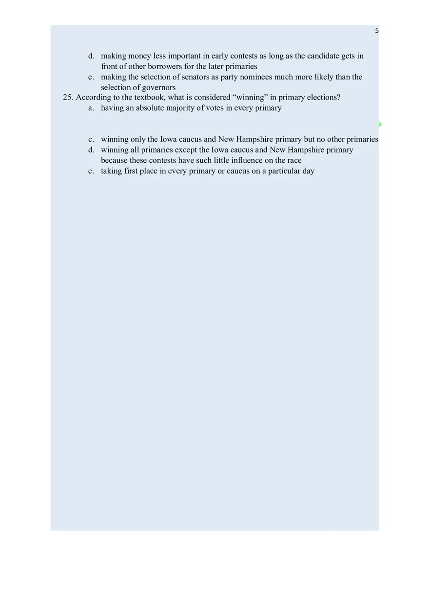 Introduction to Government Chapter 14 - Page 5