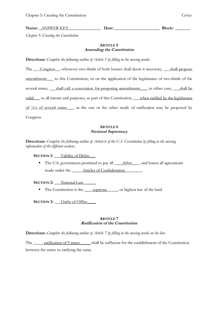 Chapter 5 Creating the Constitution - Page 10