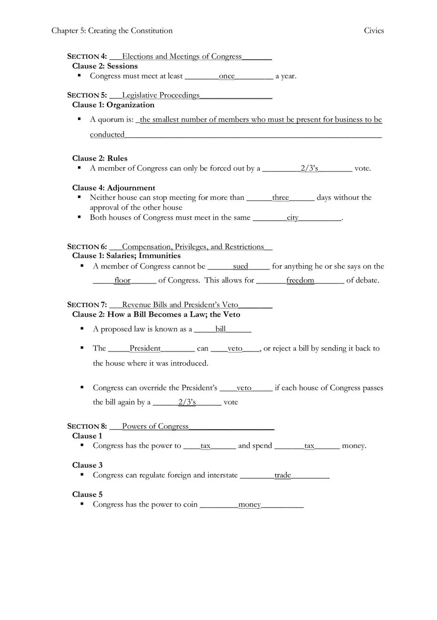 Chapter 5 Creating the Constitution - Page 2
