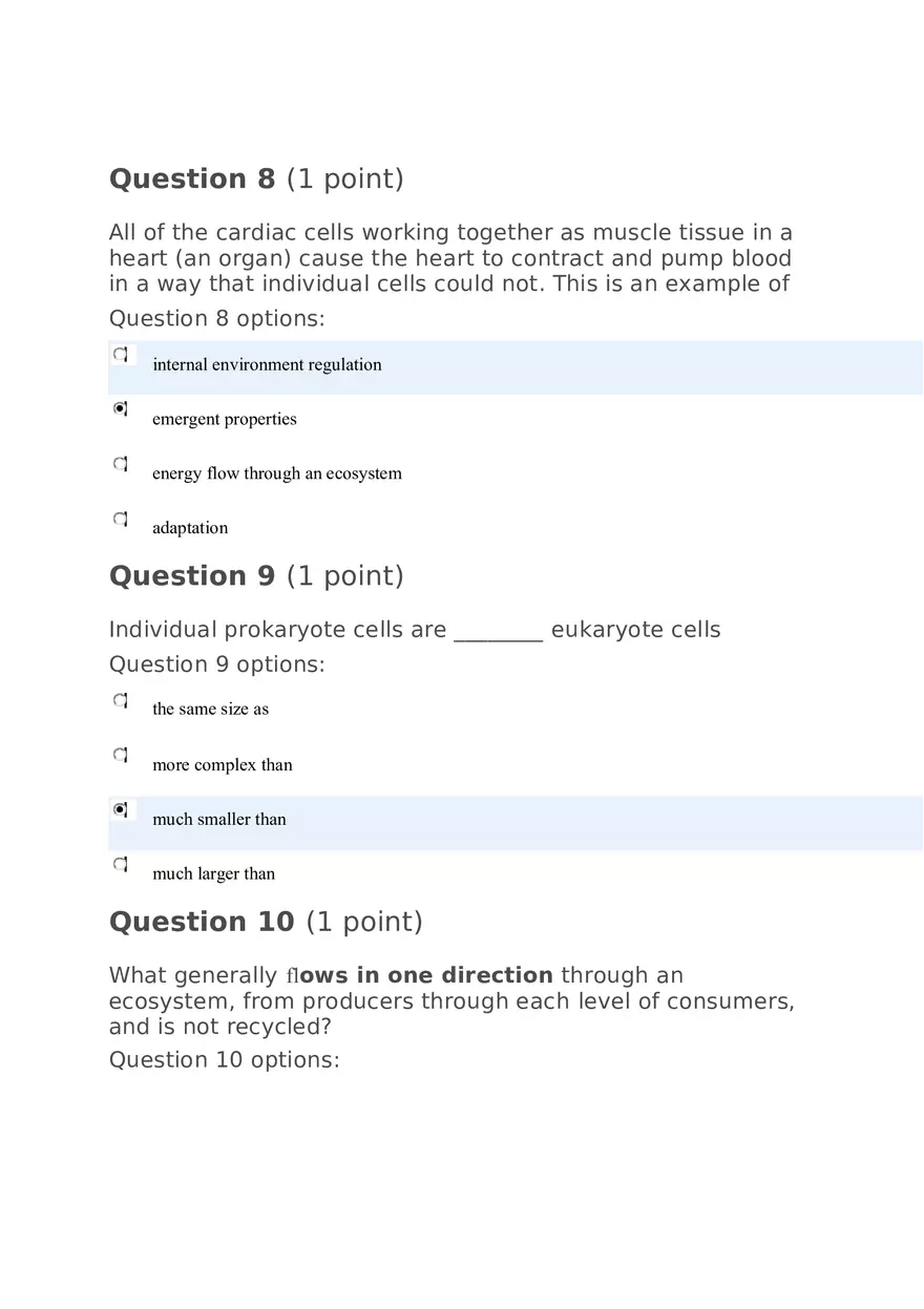 Which Statement about the Properties of Life is False - Page 3