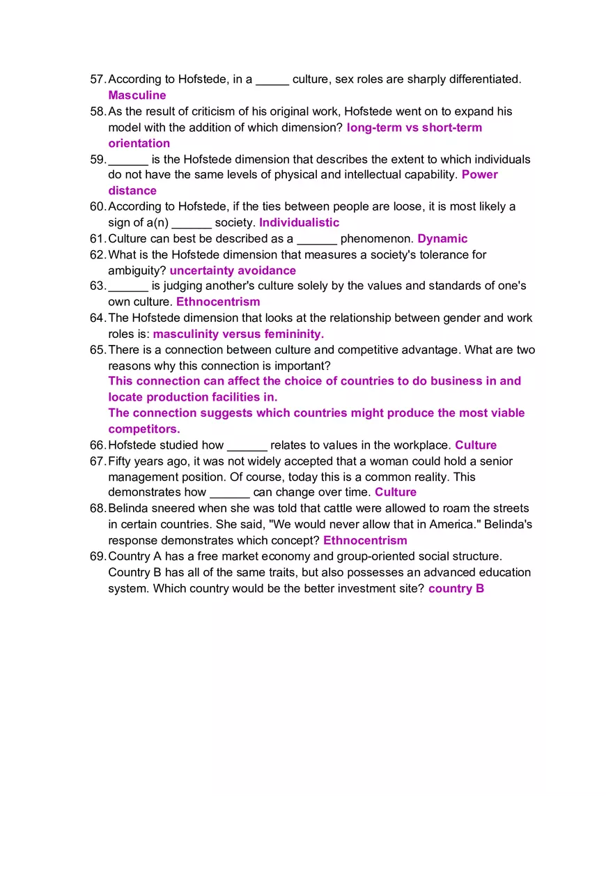 Business Answer Key - Page 4