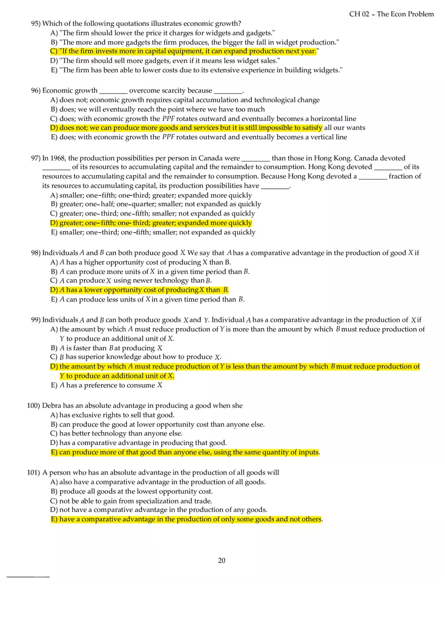 Chapter 02 The Econ Problem Answers Part 3 - Page 2