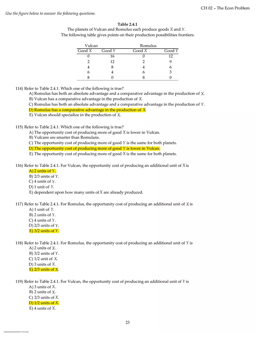 Chapter 02 The Econ Problem Answers Part 3 - Page 5
