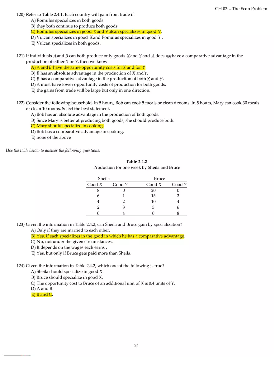 Chapter 02 The Econ Problem Answers Part 3 - Page 6