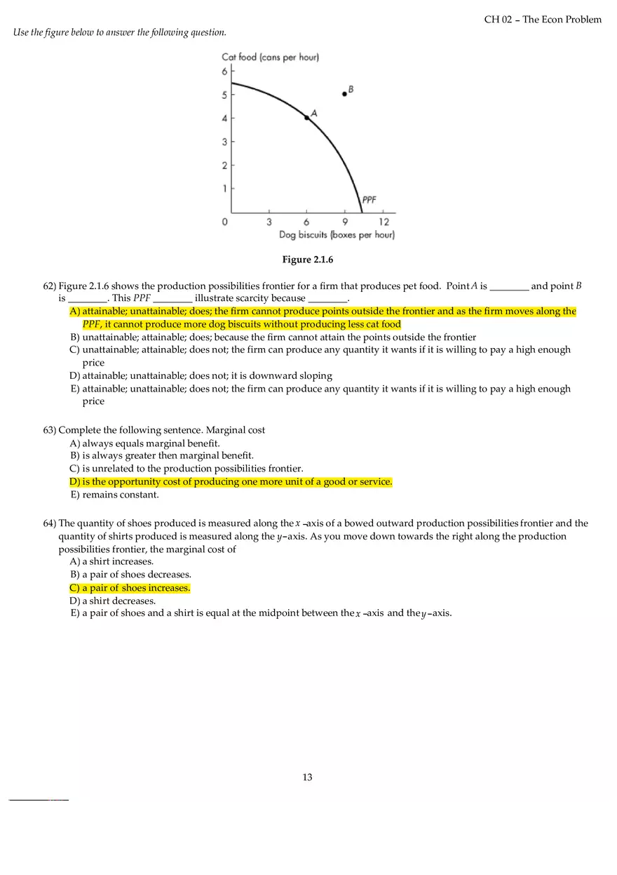 Chapter 02 The Econ Problem Answers Part 2 - Page 4