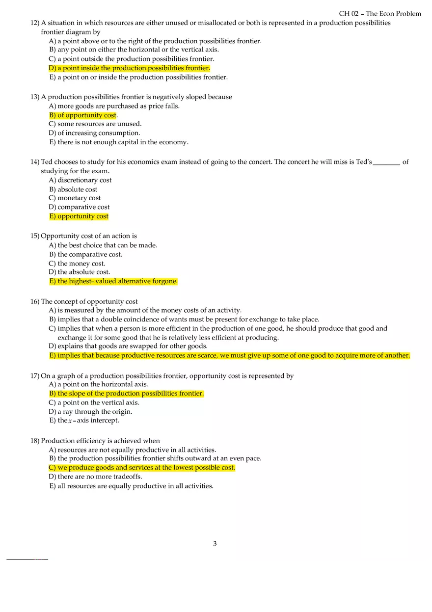 Chapter 02 The Econ Problem Answers Part 1 - Page 3