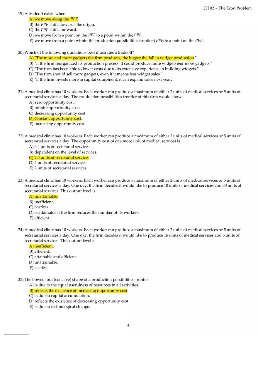 Chapter 02 The Econ Problem Answers Part 1 - Page 4