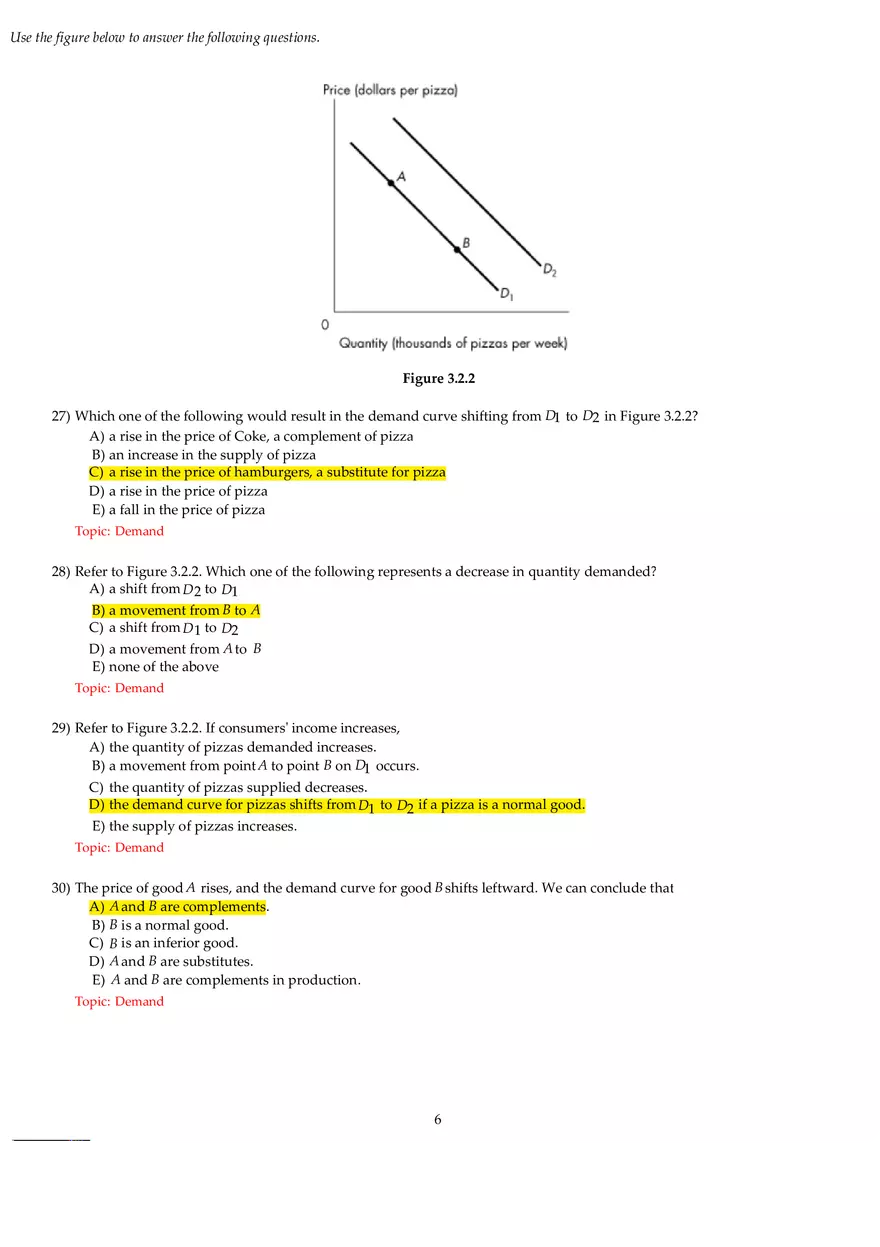 Chapter 3 Demand and Supply Answers Part 1 - Page 6