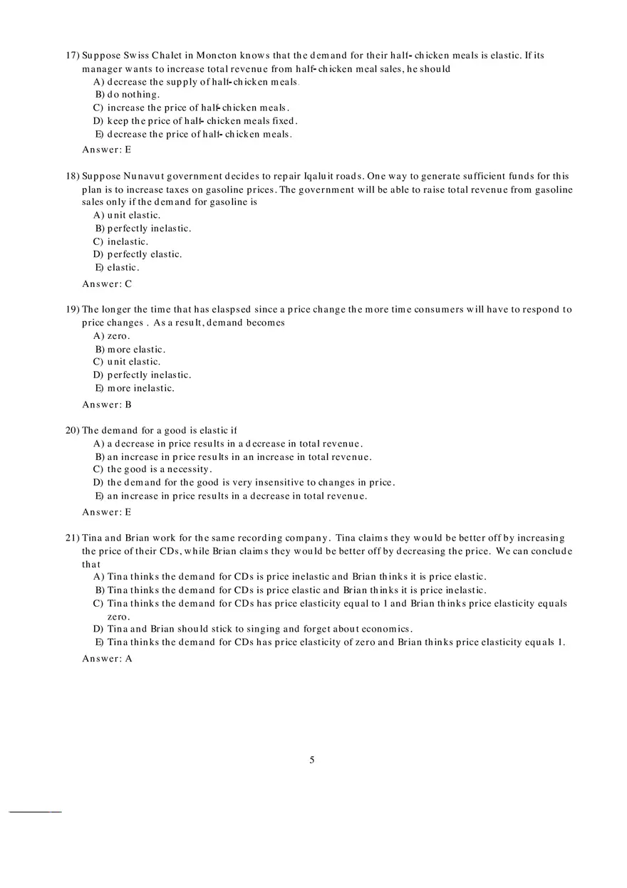 Chapter 4 Elasticity Answers - Page 8