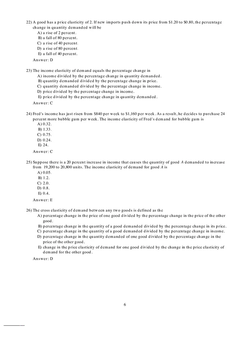 Chapter 4 Elasticity Answers - Page 9