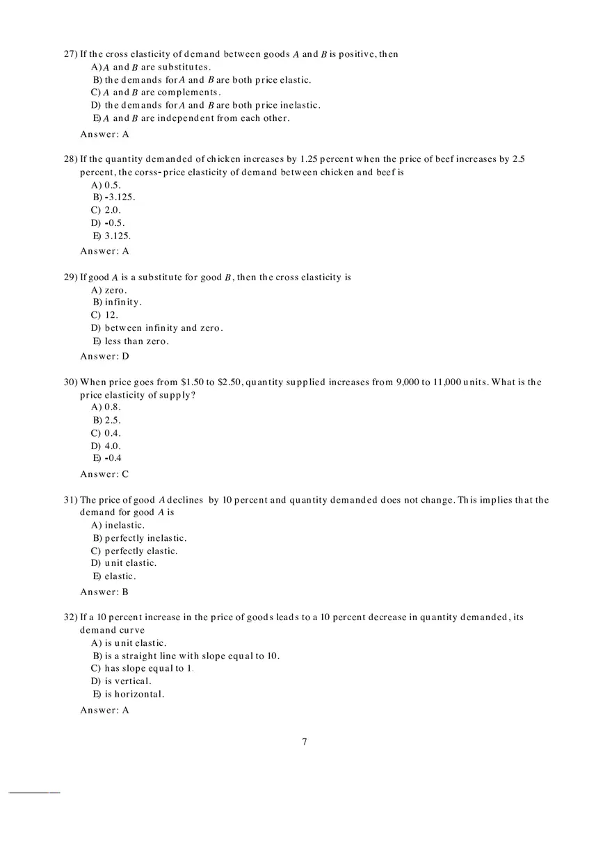 Chapter 4 Elasticity Answers - Page 10