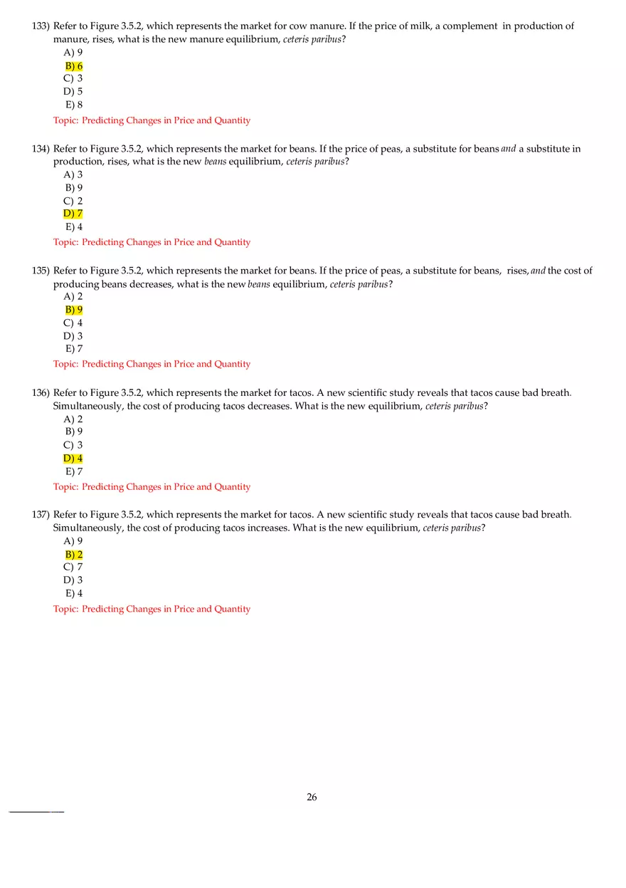 Chapter 3 Demand and Supply Answers Part 4 - Page 2