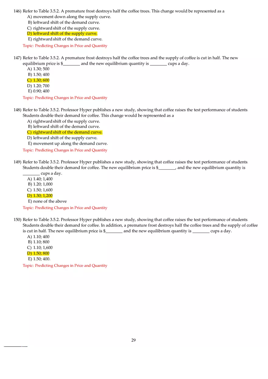 Chapter 3 Demand and Supply Answers Part 4 - Page 5