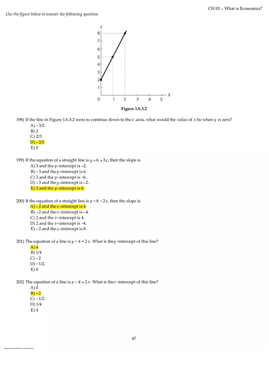 Chapter 01 What is Economics Answers Part 5 - Page 7