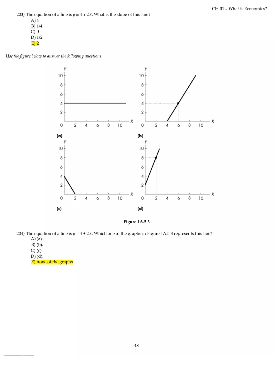 Chapter 01 What is Economics Answers Part 5 - Page 8