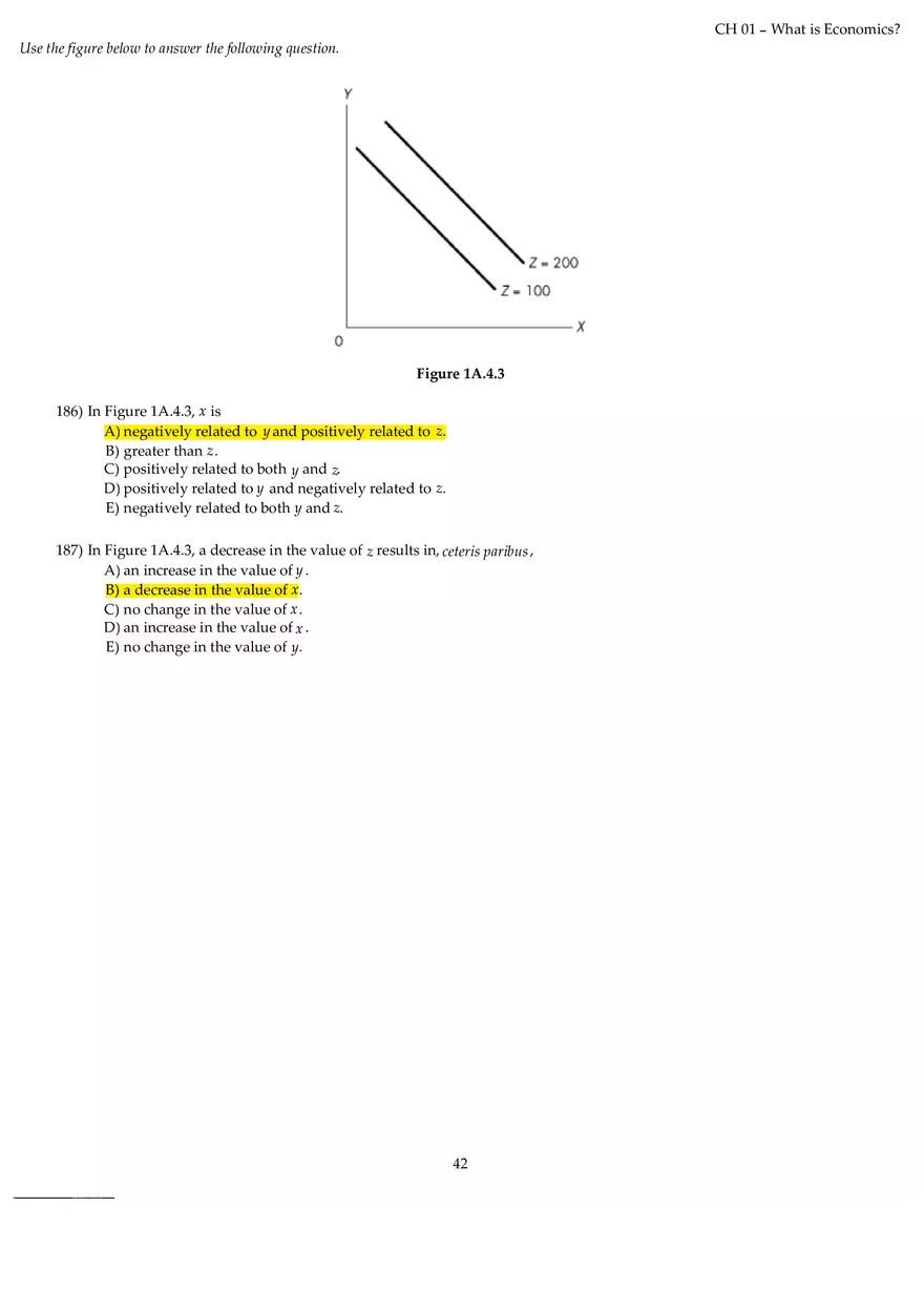 Chapter 01 What is Economics Answers Part 5 - Page 2