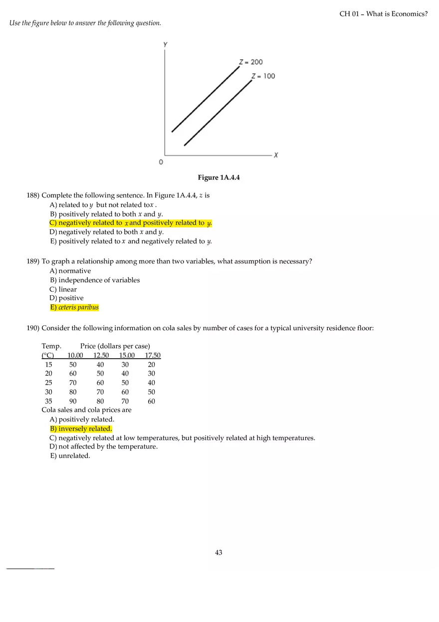 Chapter 01 What is Economics Answers Part 5 - Page 3