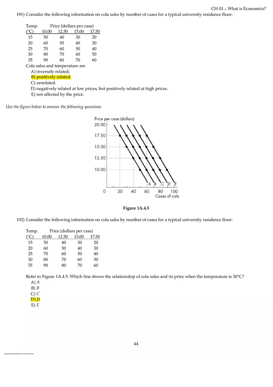 Chapter 01 What is Economics Answers Part 5 - Page 4