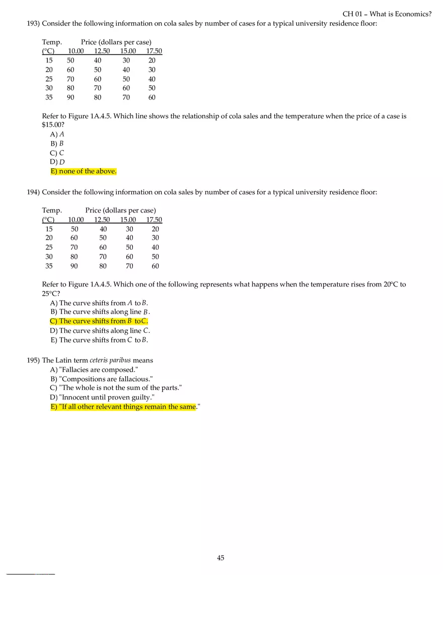 Chapter 01 What is Economics Answers Part 5 - Page 5