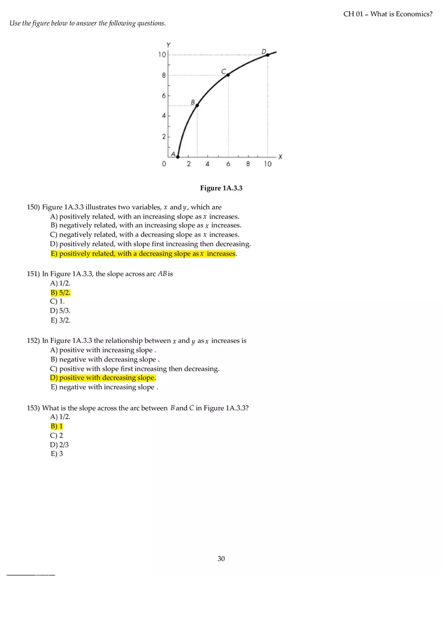 Chapter 01 What is Economics Answers Part 3 - Page 10