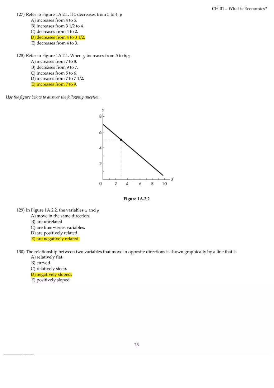 Chapter 01 What is Economics Answers Part 3 - Page 3
