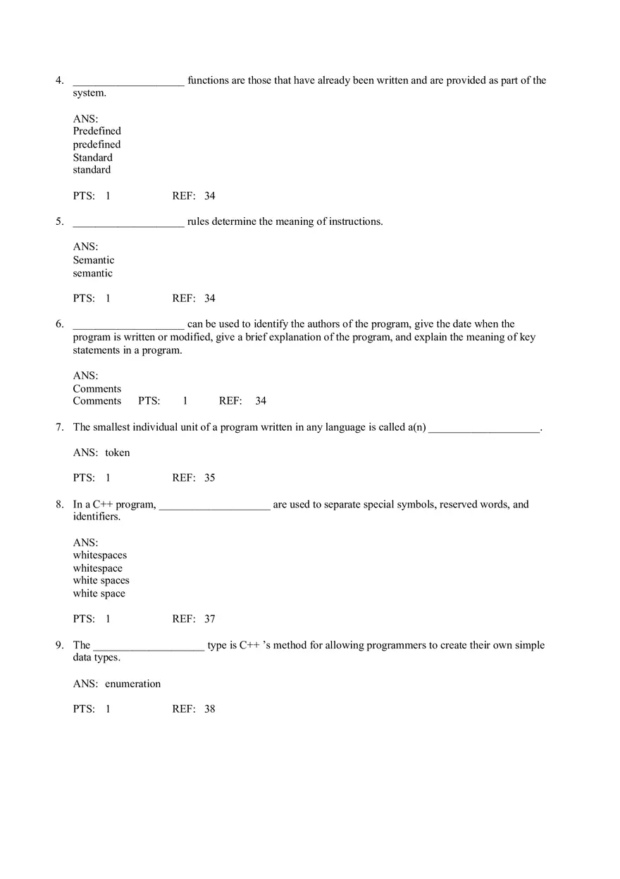 Chapter 2 The Basic Elements of C++ - Edubirdie