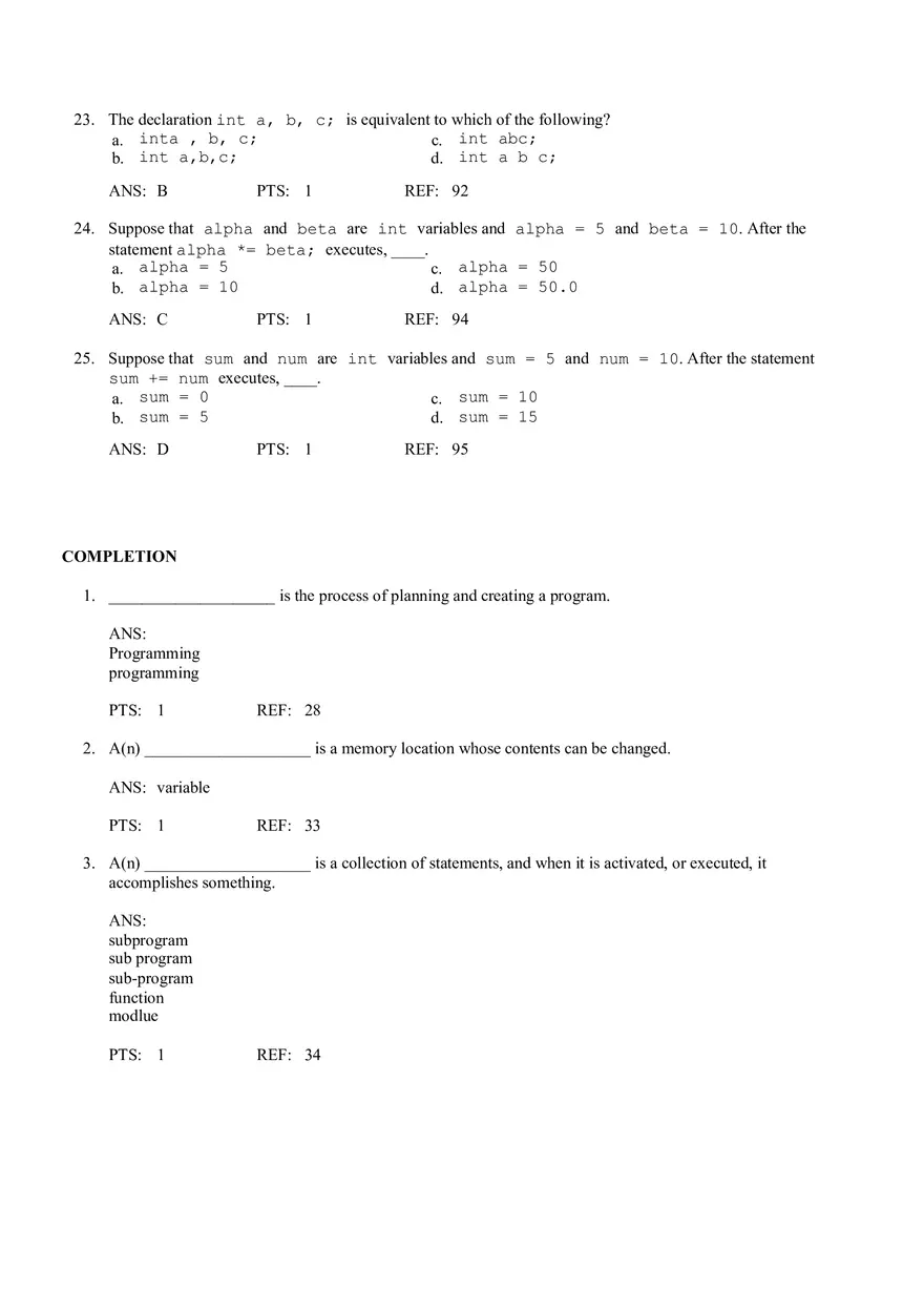 Chapter 2 The Basic Elements of C++ - Page 6