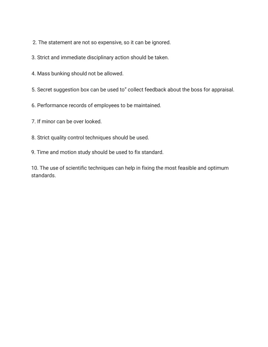 Solutions for Business Studies Chapter 8 Controlling Application Type Questions - Page 2