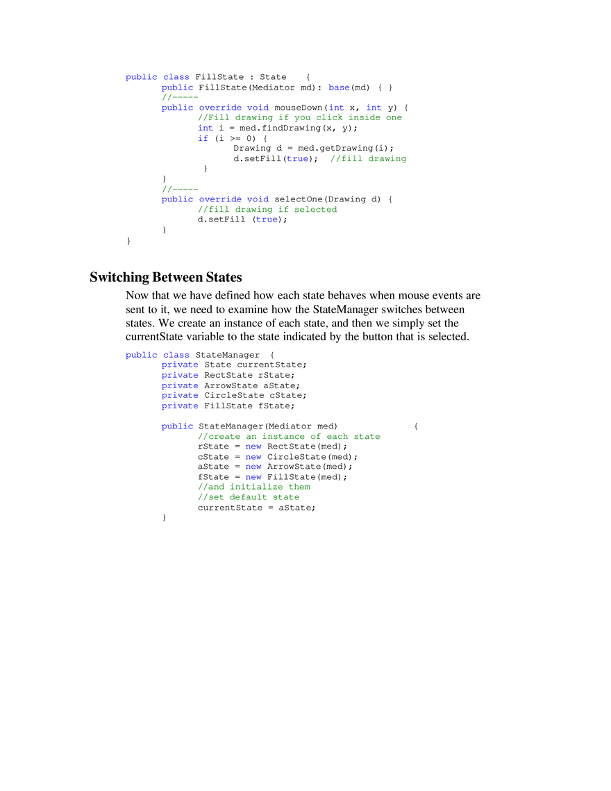 The State Pattern - Page 17