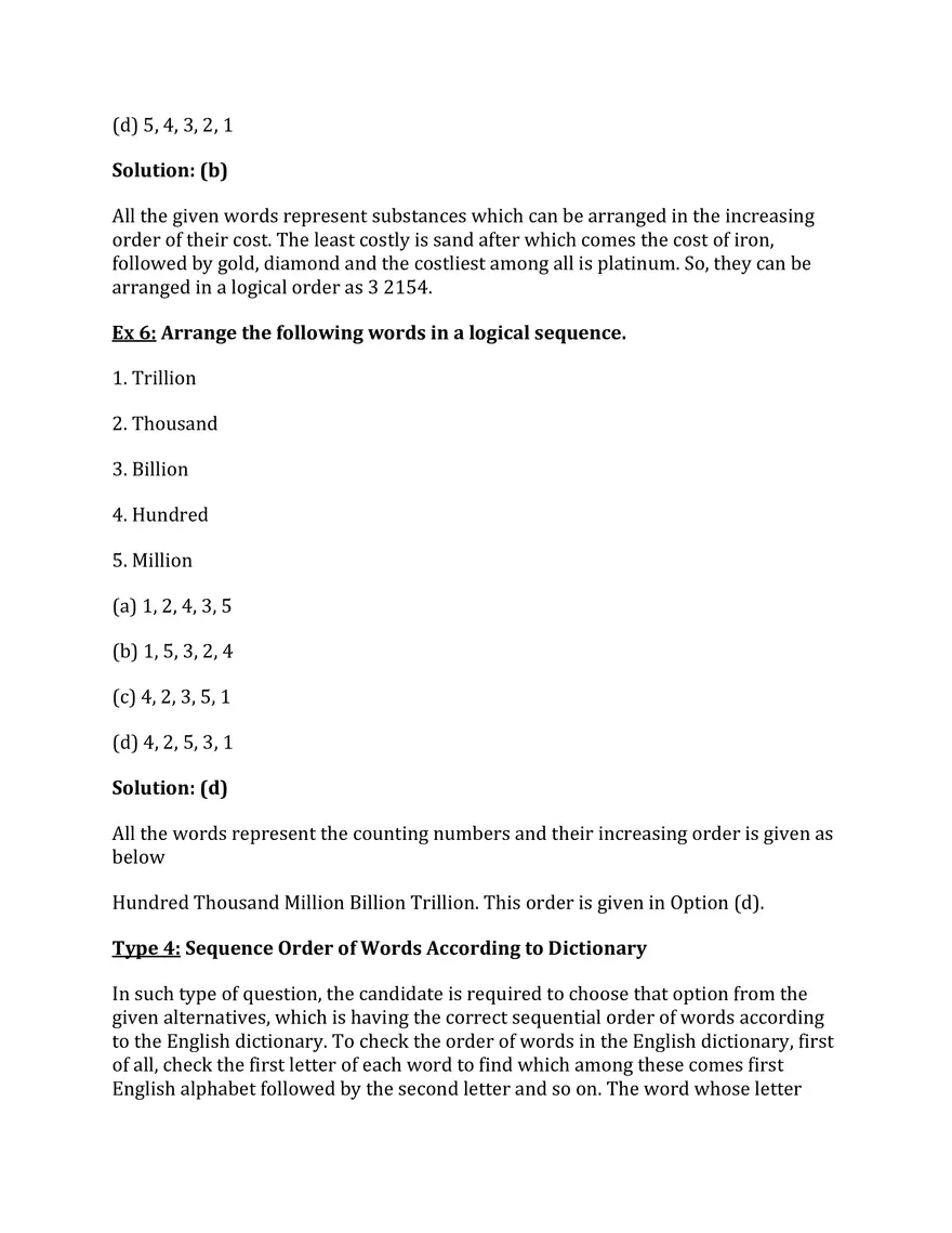 Logical Arrangement of Words - Page 5