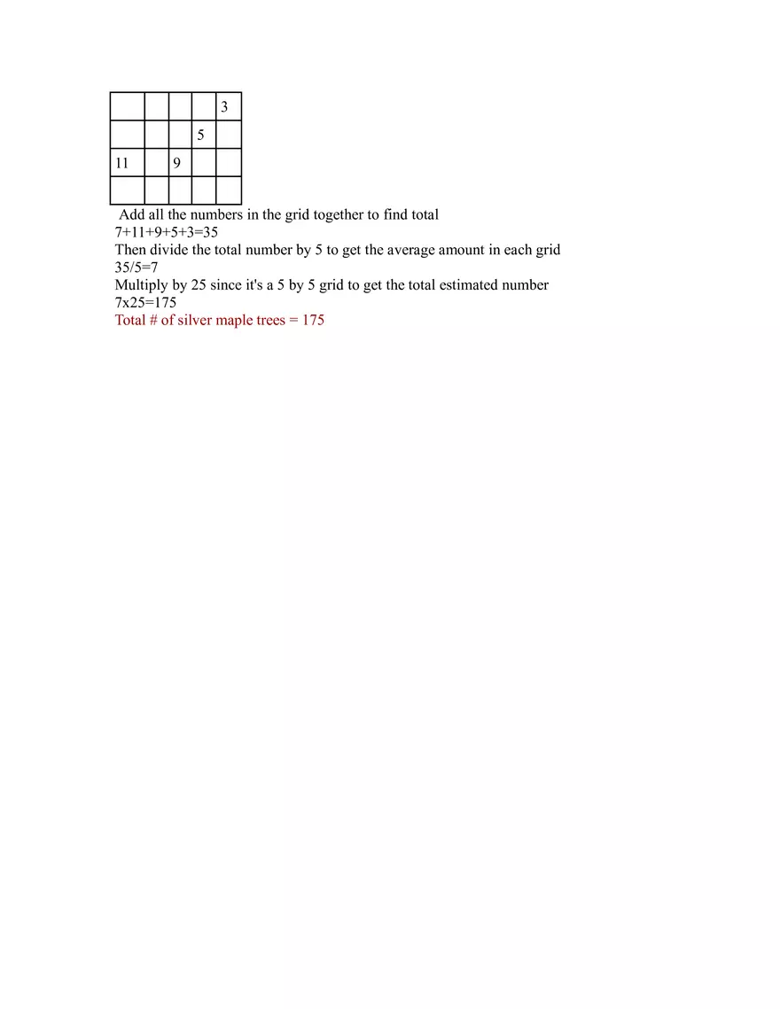 Quadrat Random Sampling Investigation - Page 4