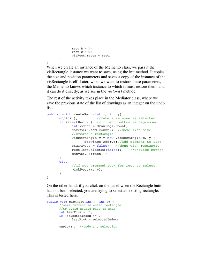 The Memento Pattern - Page 10