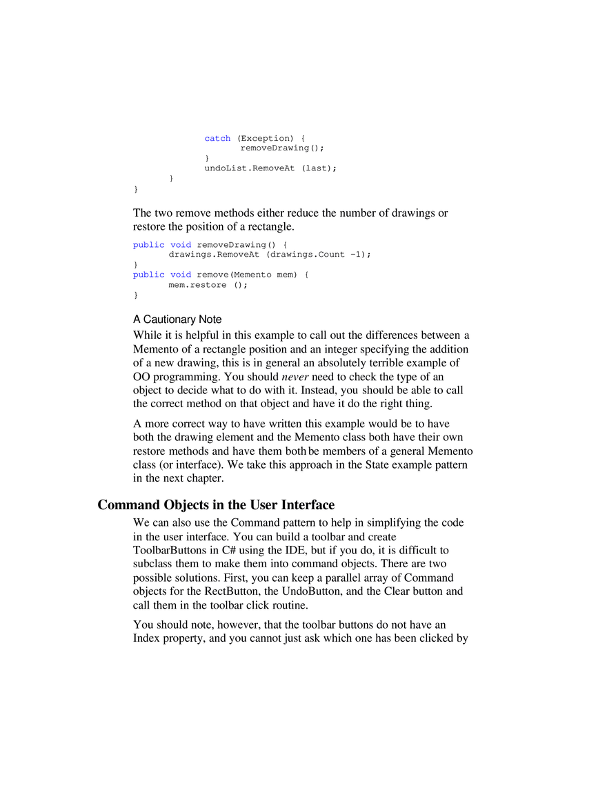 The Memento Pattern - Page 12