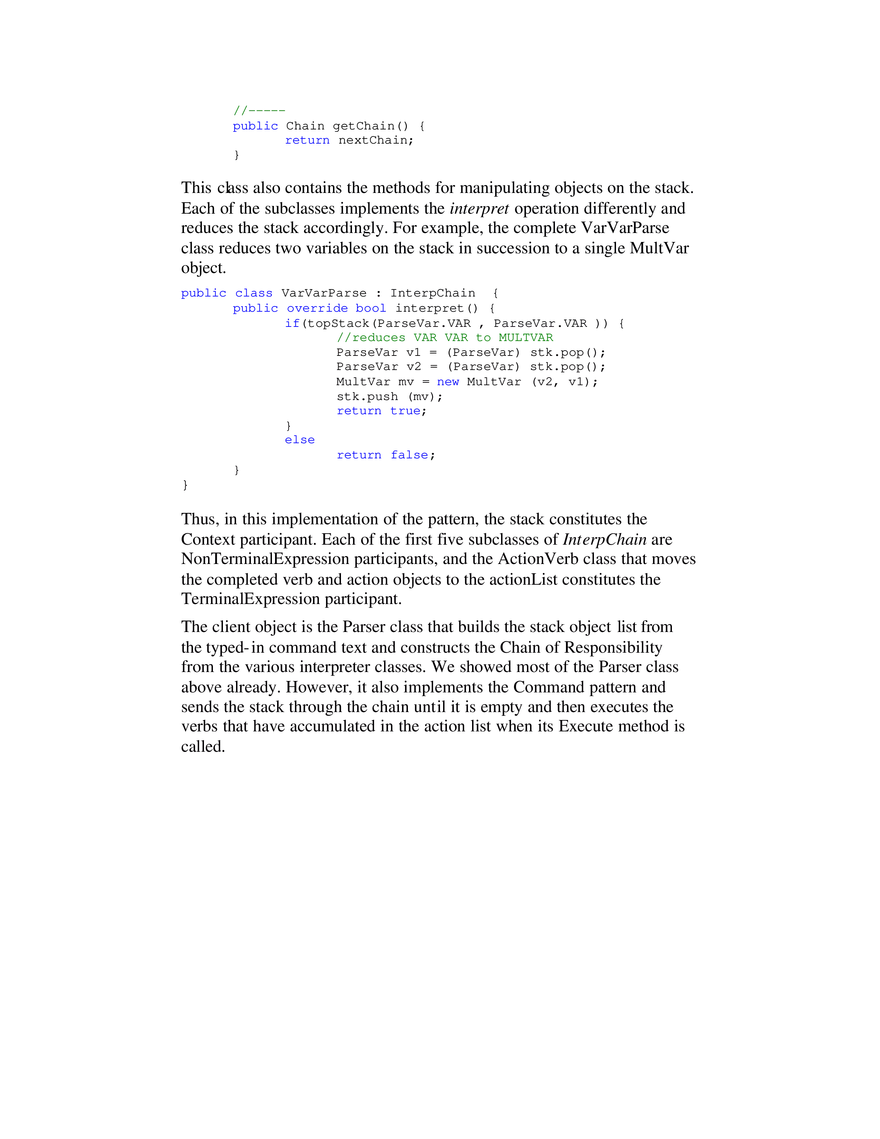 The Interpreter Pattern - Page 6