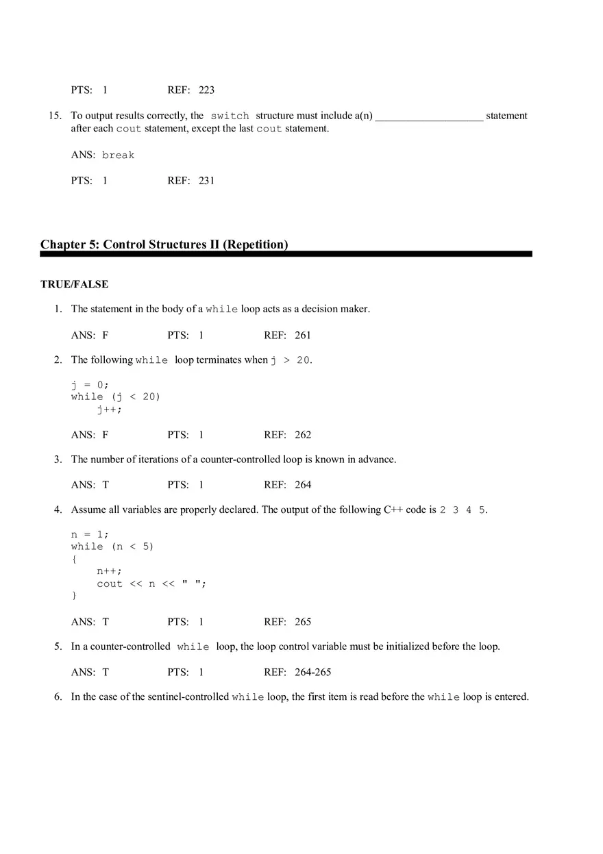 Chapter 4 Control Structures I Selection - Page 10