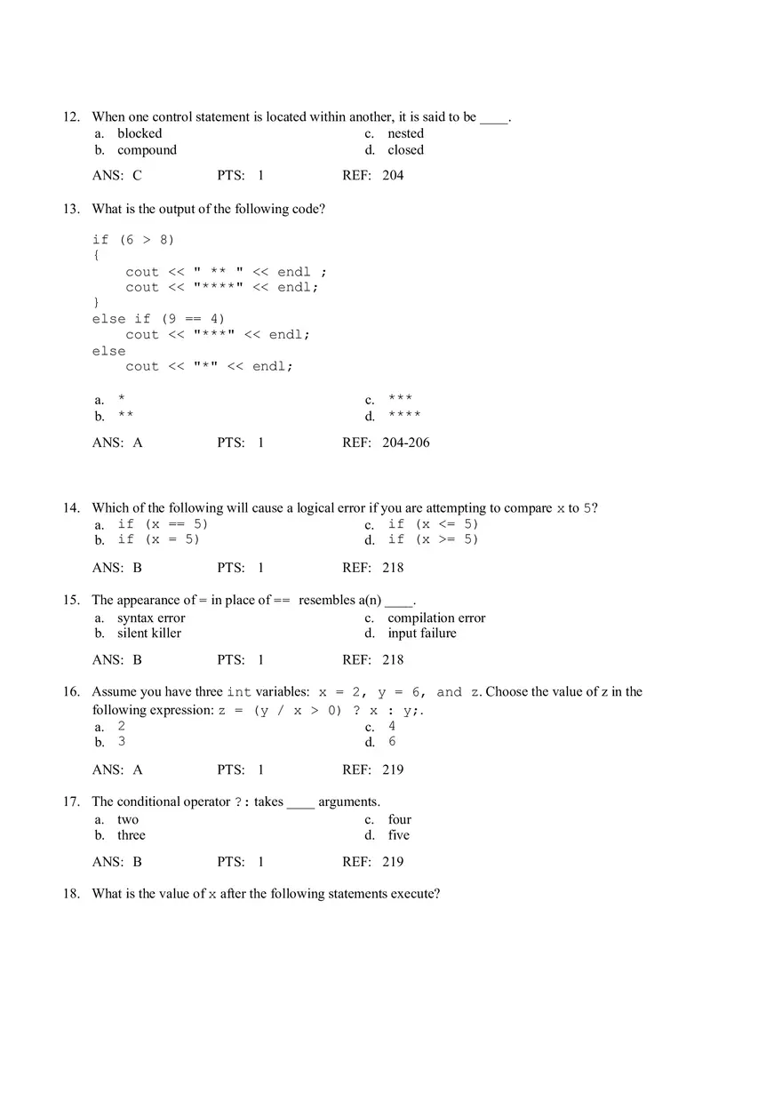 Chapter 4 Control Structures I Selection - Page 4