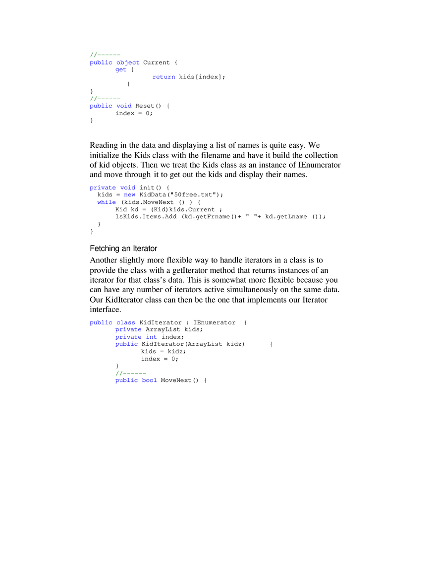 The Iterator Pattern - Page 3