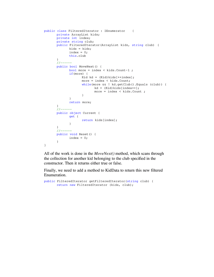 The Iterator Pattern - Page 5