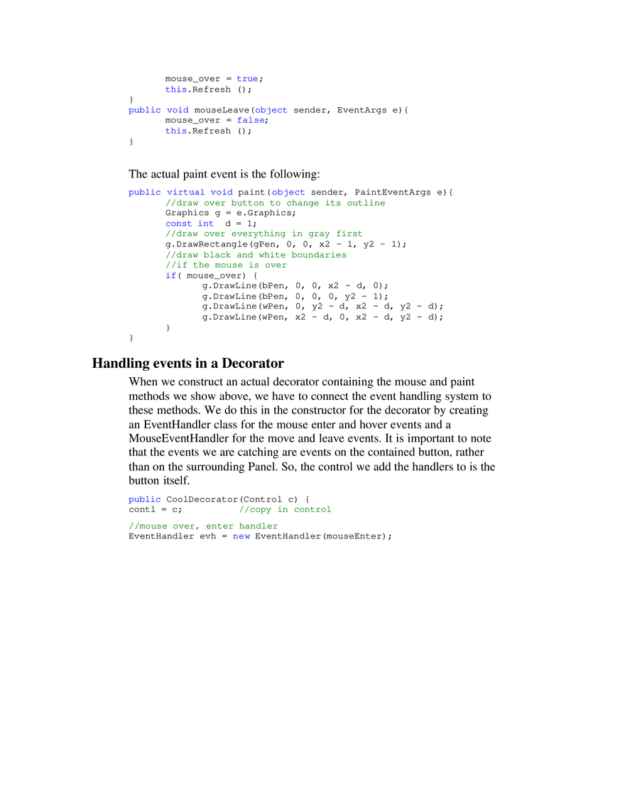 The Decorator Pattern - Page 3