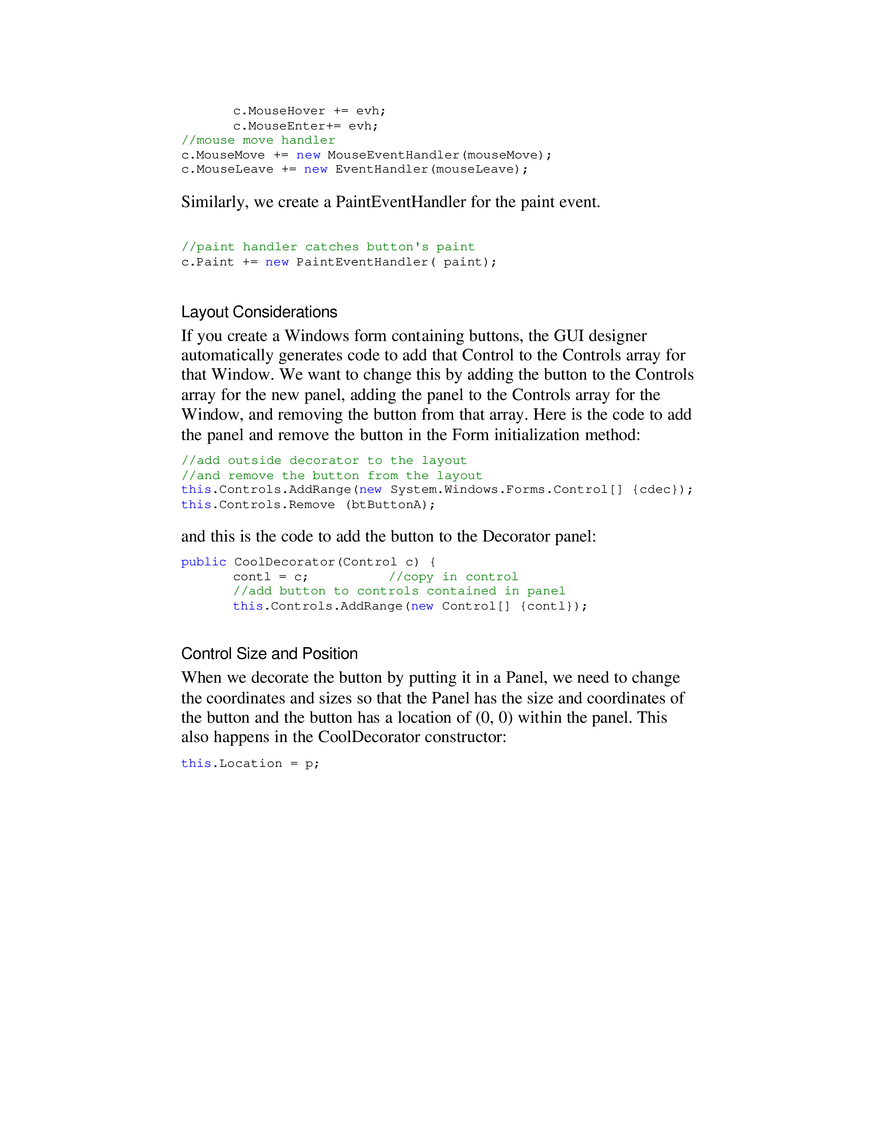 The Decorator Pattern - Page 4