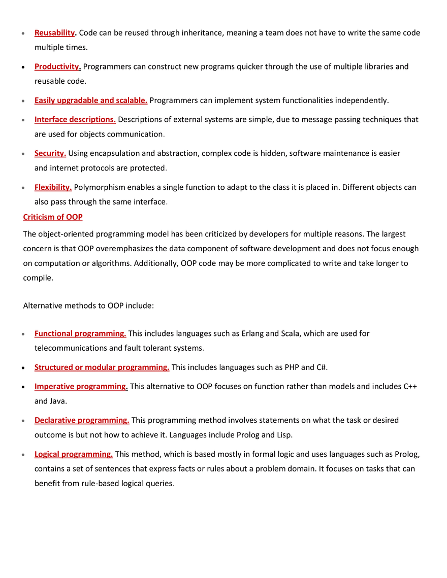 OOPS and Structural Programming Languages - Page 3