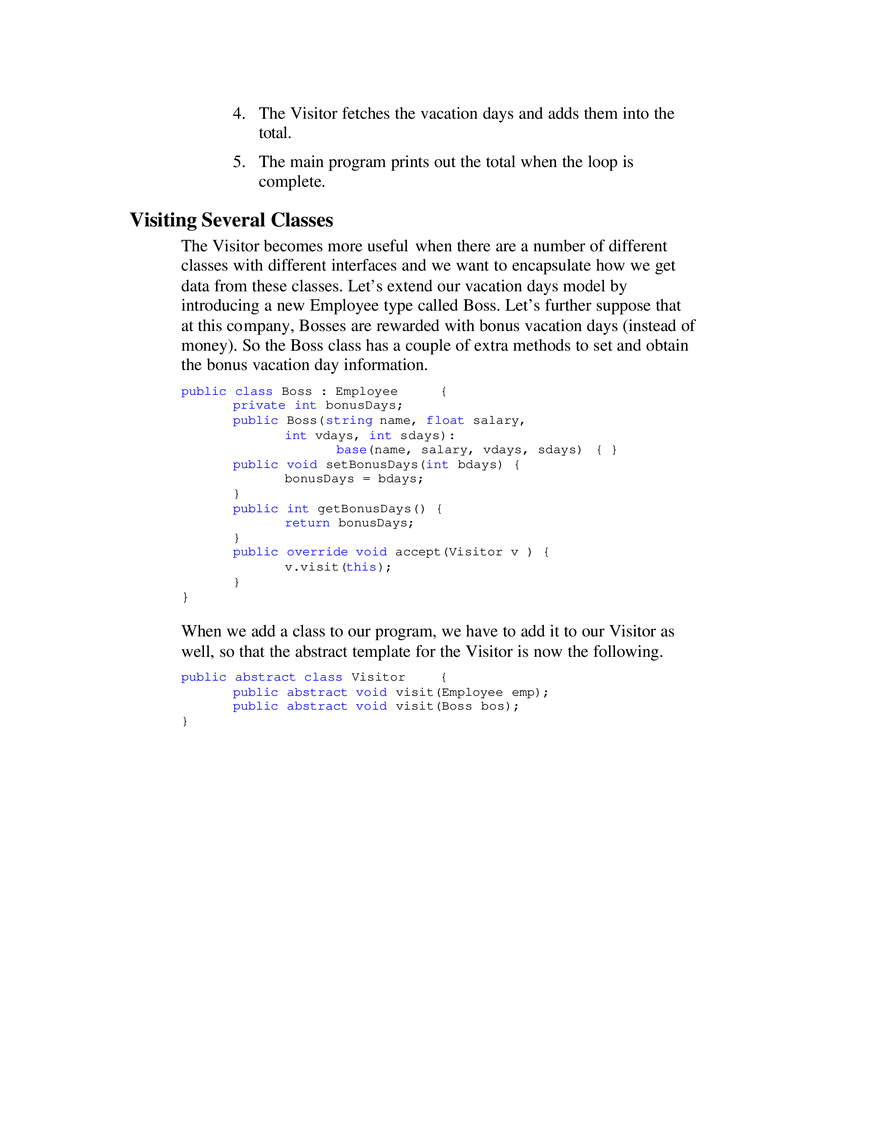 The Visitor Pattern - Page 9