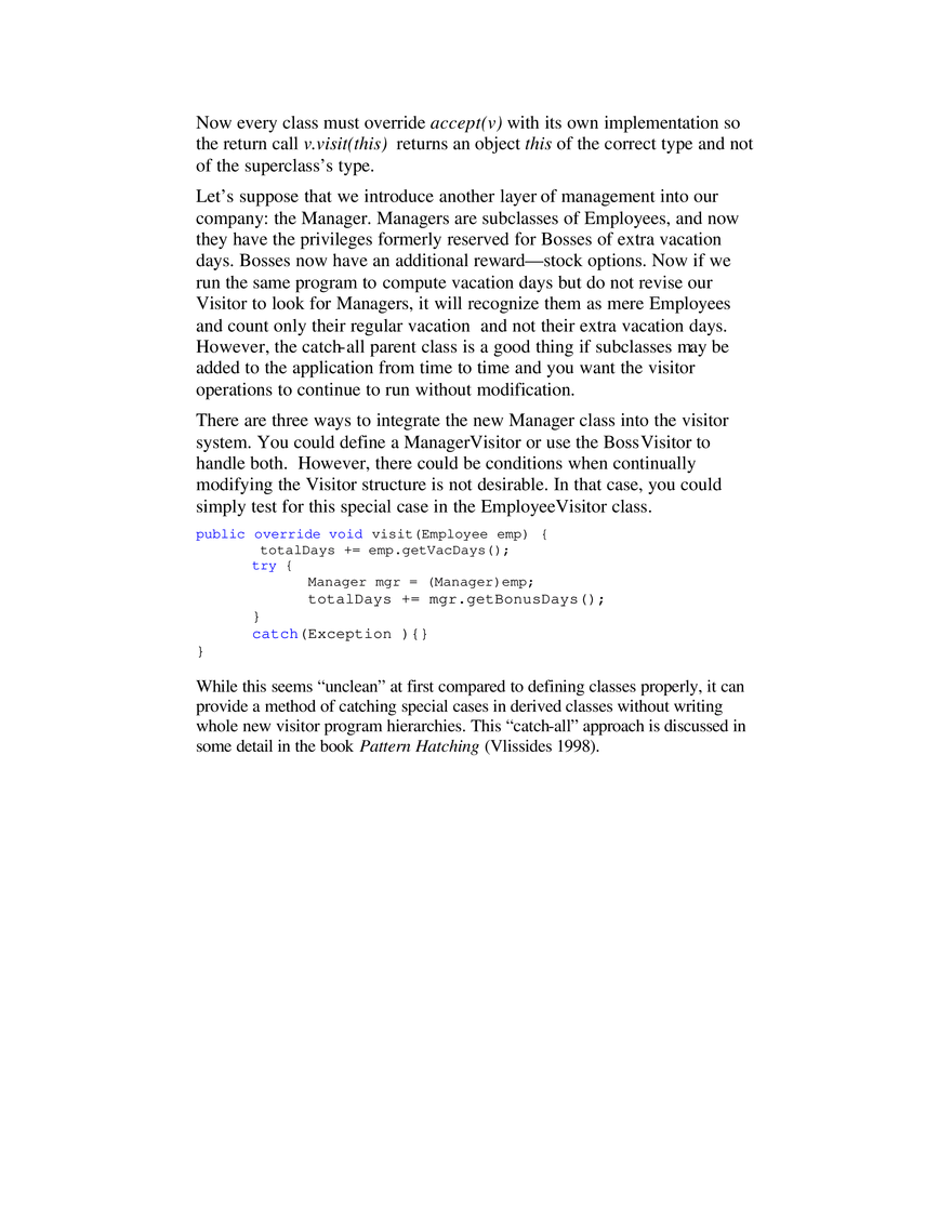 The Visitor Pattern - Page 13