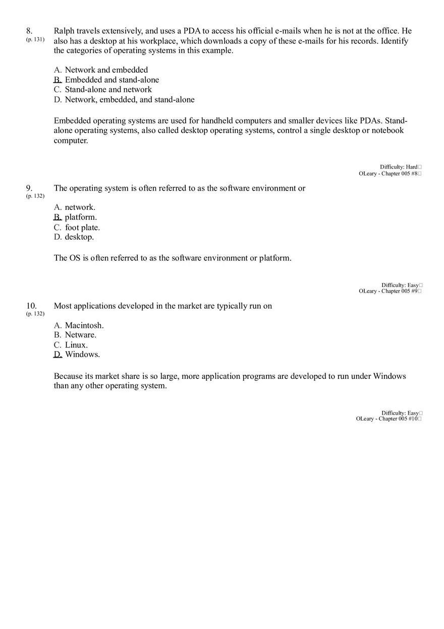 Which of the Following is not a System Software Program Type - Page 8