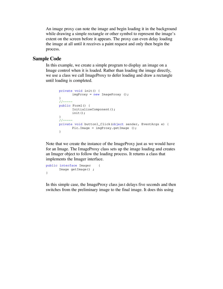 The Proxy Pattern - Page 2